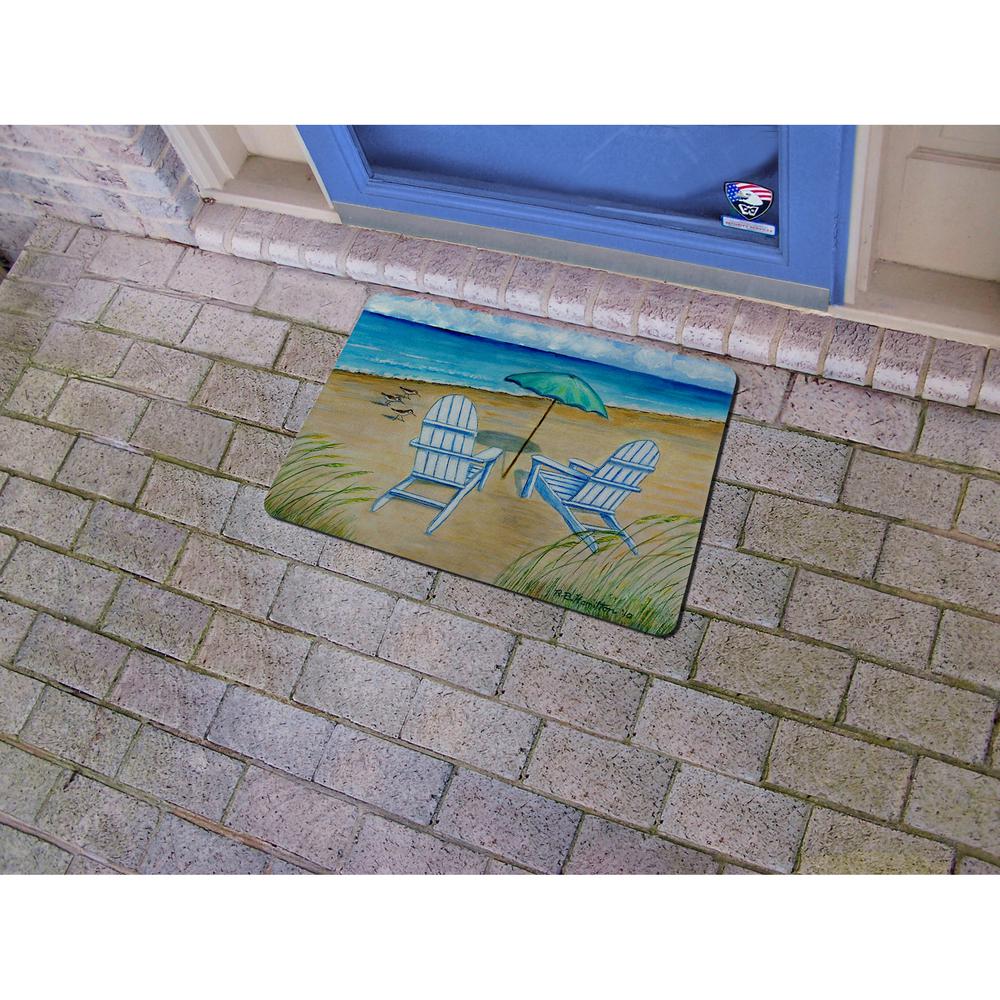Adirondack Chairs Door Mat 18x26. Picture 2