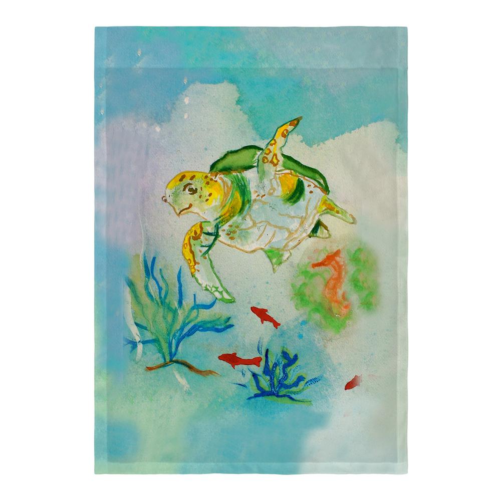 Betsy's Sea Turtle Flag 12.5x18. Picture 2