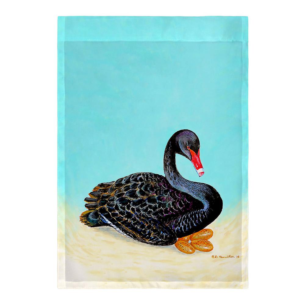 Black Swan Flag 12.5x18. Picture 1