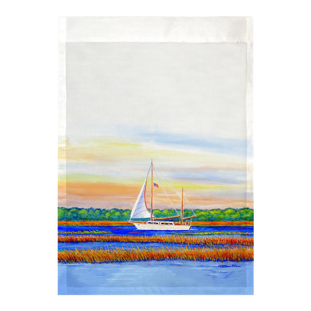 Marsh Sailing Flag 12.5x18. Picture 1