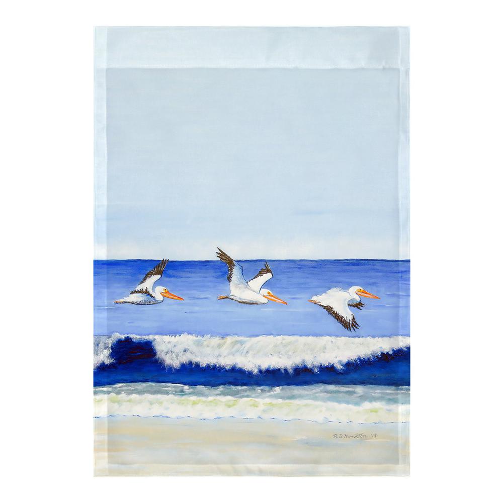 Skimming the Surf Flag 12.5x18. Picture 1