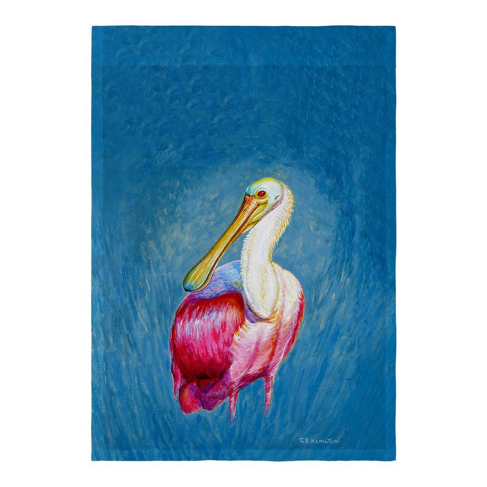 Spoonbill Portrait Flag. Picture 1