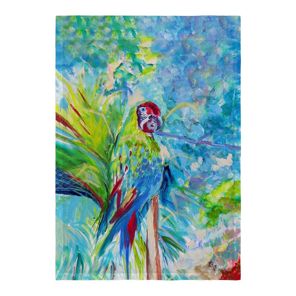 Green Parrot II Flag. Picture 1
