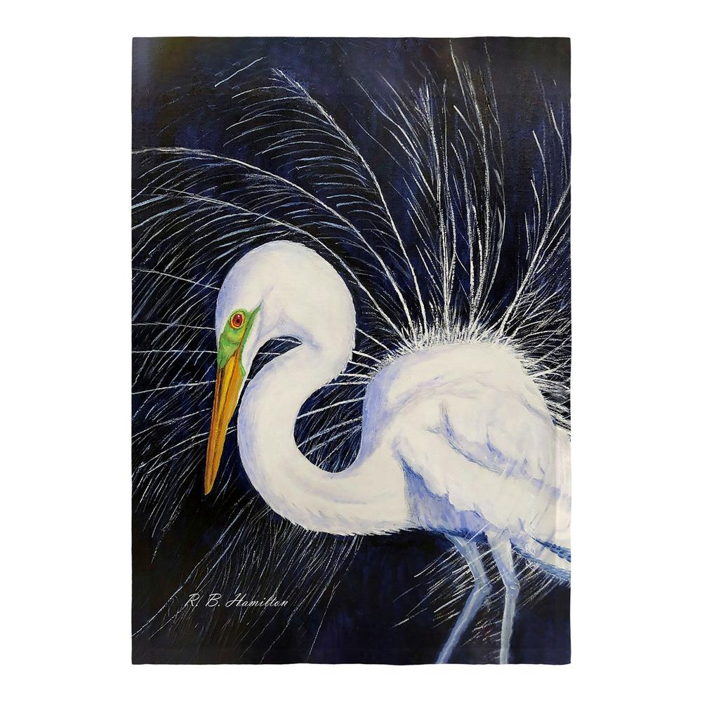 Breeding Egret Flag 12.5x18. Picture 1