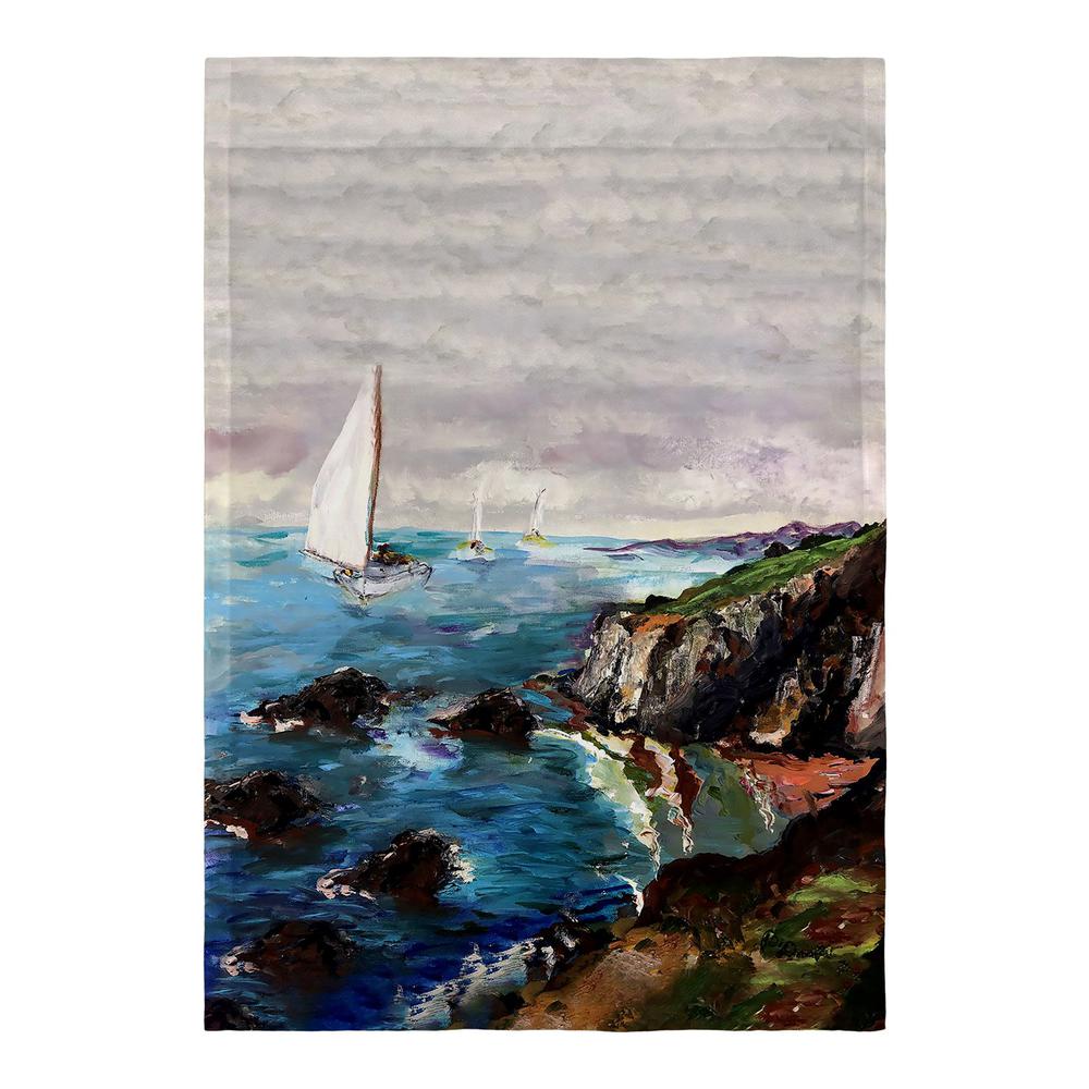 Sailing the Cliffs Flag 12.5x18. Picture 2