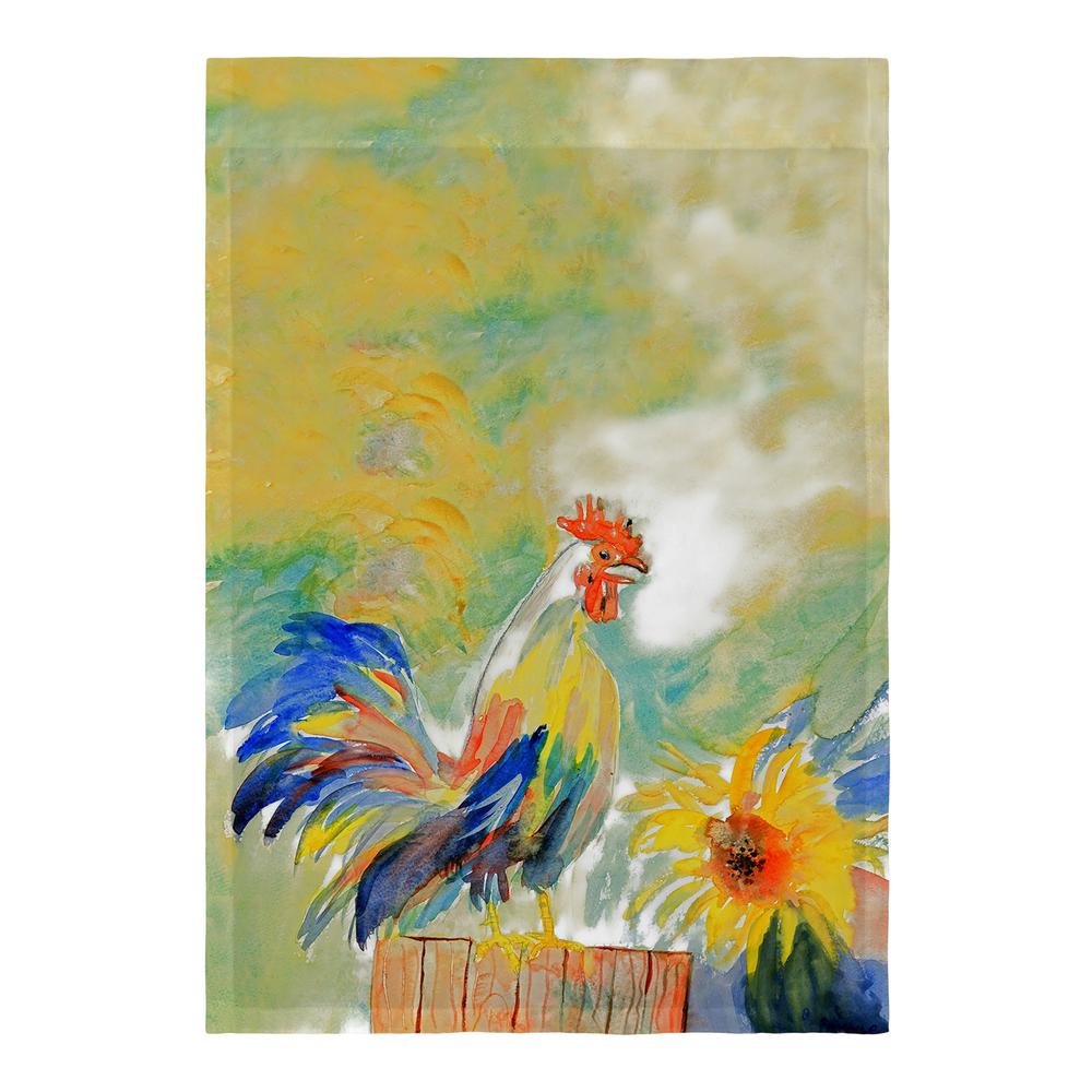Betsy's Rooster Flag 12.5x18. Picture 2