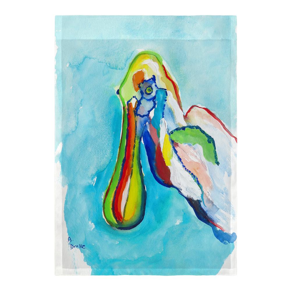 Spoonbill Head Flag 12.5x18. Picture 2