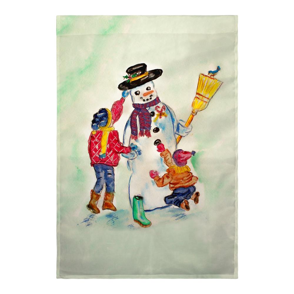 Snowman Flag 12.5x18. Picture 1