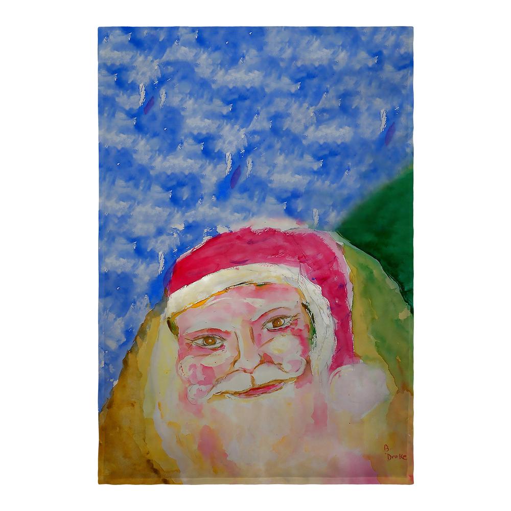 Santa Face Flag 12.5x18. Picture 1