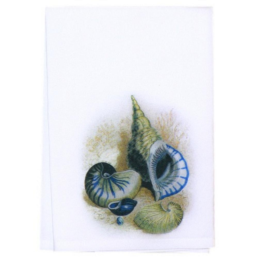 Antique Three Shells Guest Towel. Picture 1