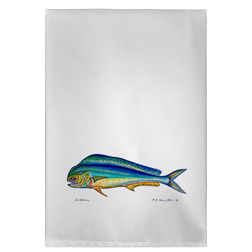 Dolphin Fish Guest Towel. Picture 1
