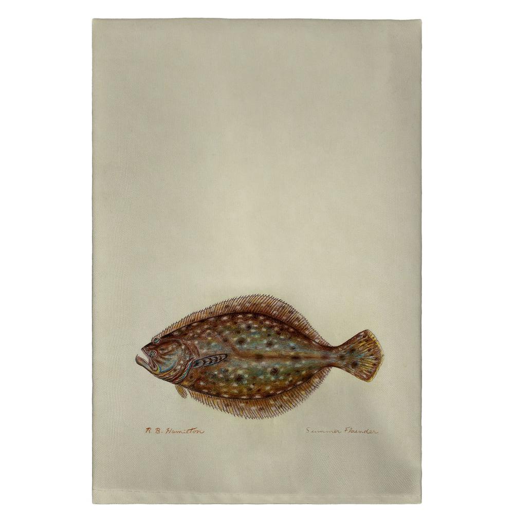 Flounder Guest Towel. Picture 1