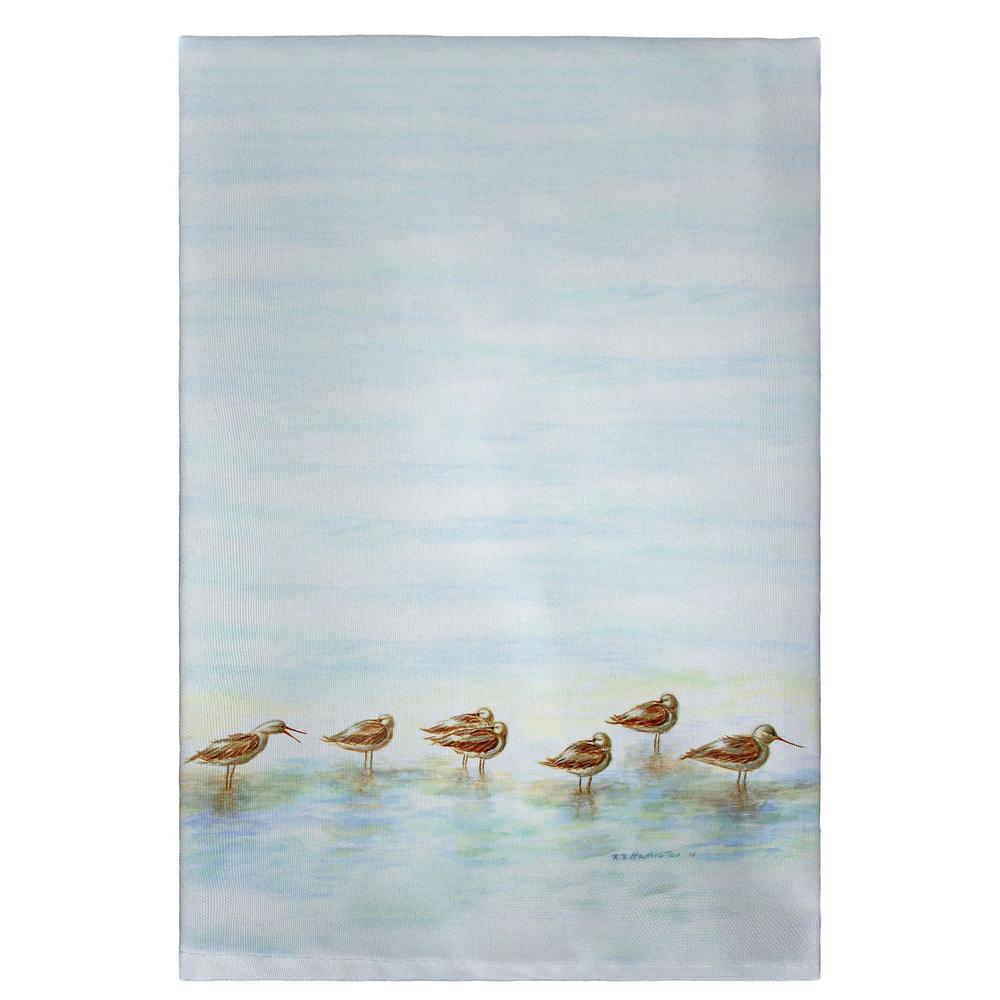 Avocets Guest Towel. Picture 1