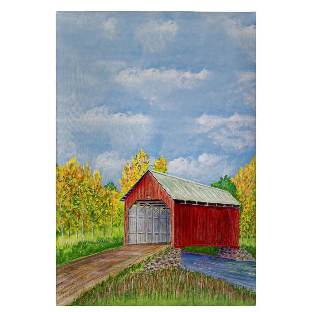Dick's Covered Bridge Guest Towel. Picture 1