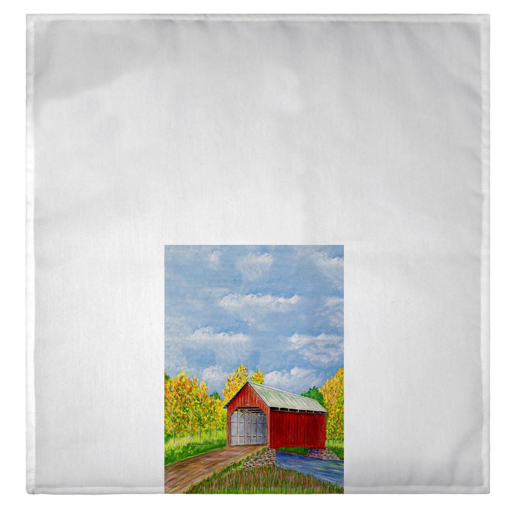 Dick's Covered Bridge Guest Towel. Picture 2