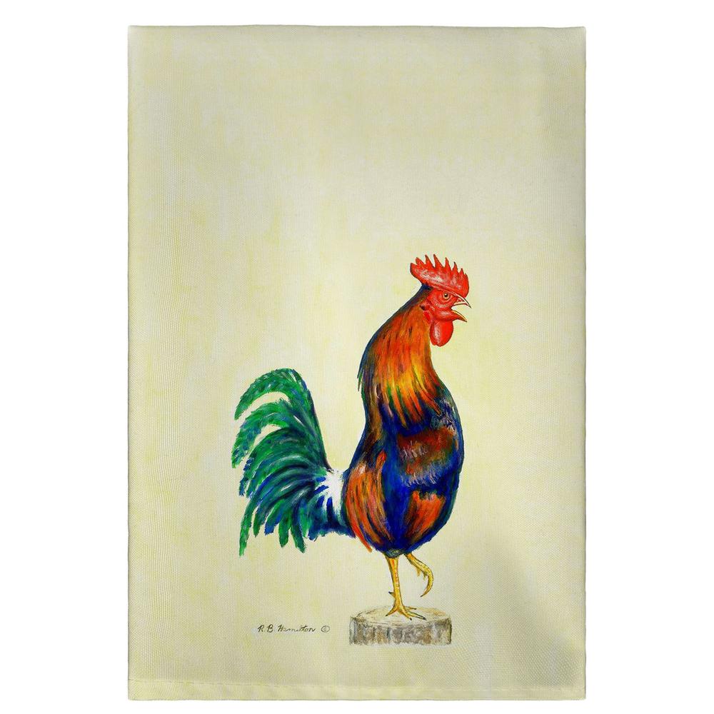 Rooster Guest Towel. Picture 1