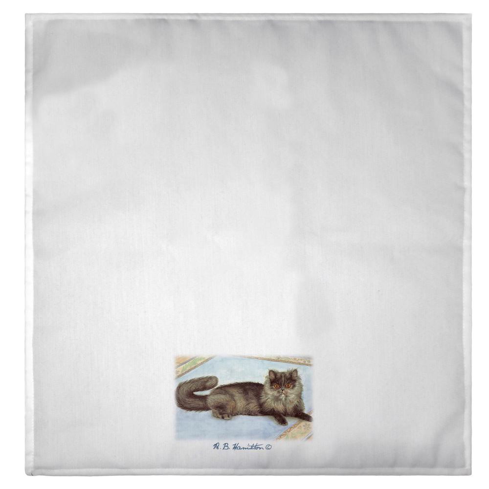 Cat On Rug Guest Towel. Picture 2