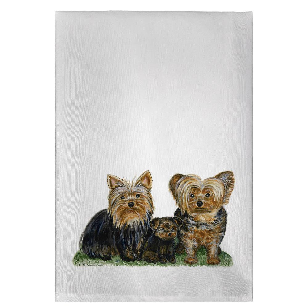 Yorkies Guest Towel. Picture 1