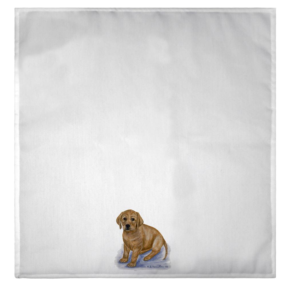 Yellow Lab Guest Towel. Picture 2