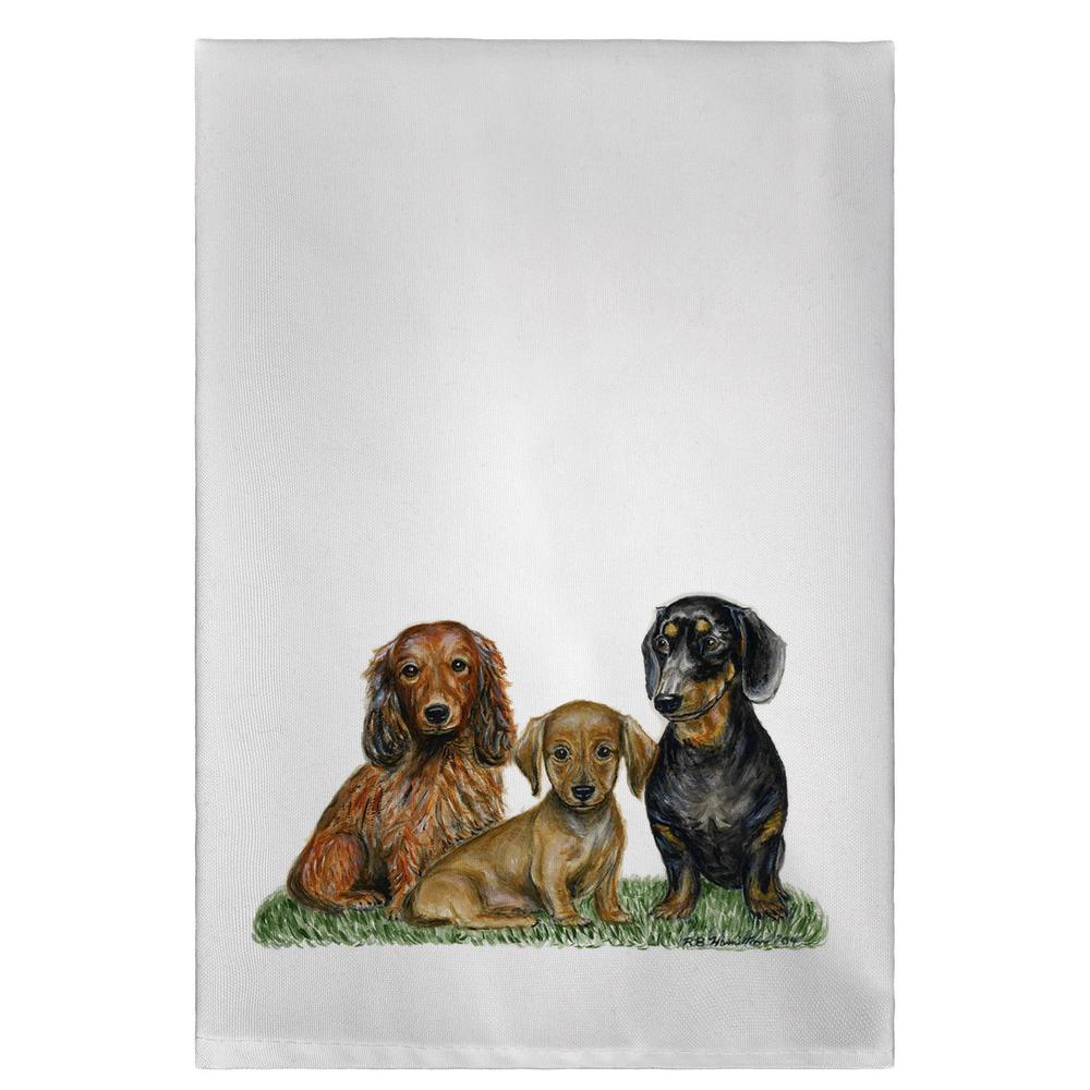Dachshunds Guest Towel. Picture 1