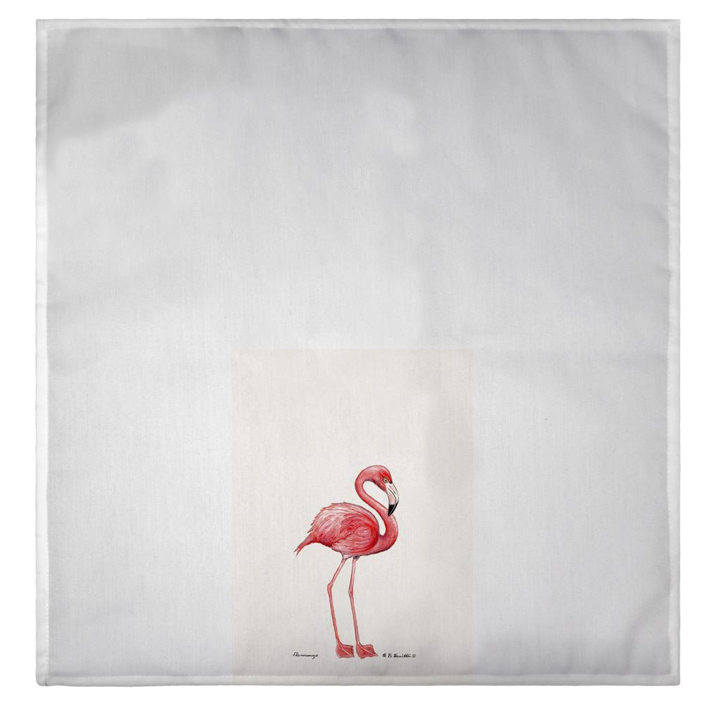 Pink Flamingo Guest Towel. Picture 2