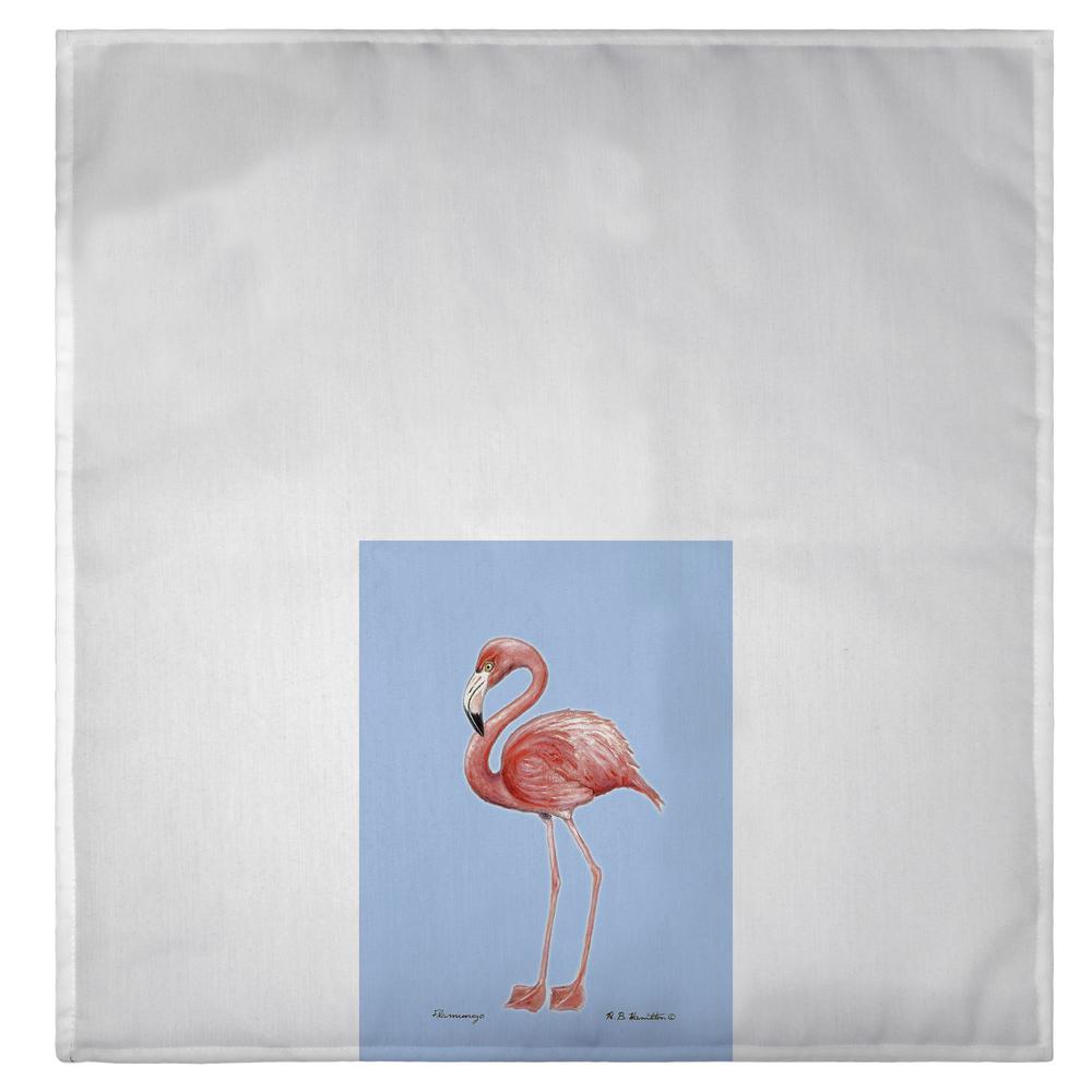 Flamingos - Tiled Guest Towel. Picture 2