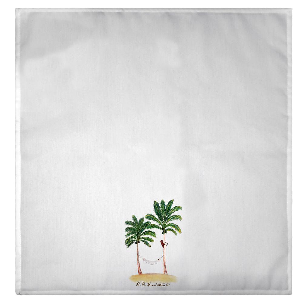 Monkey & Palm Guest Towel. Picture 2