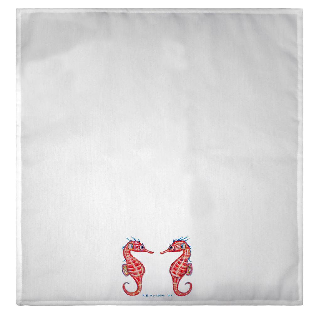 Sea Horse Guest Towel. Picture 2