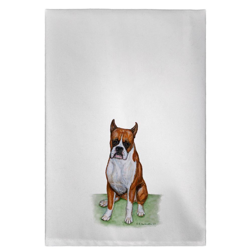 Boxer Guest Towel. Picture 1