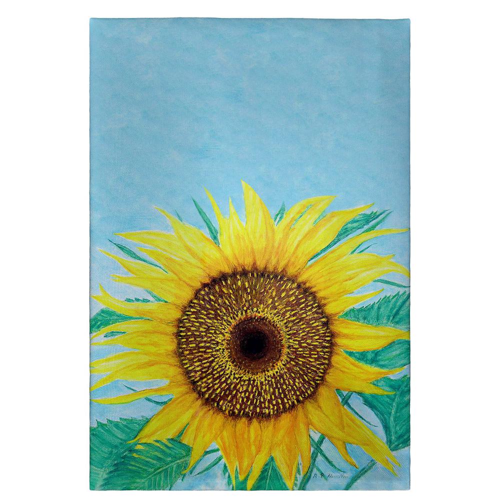 Dick's Sunflower Guest Towel. Picture 1