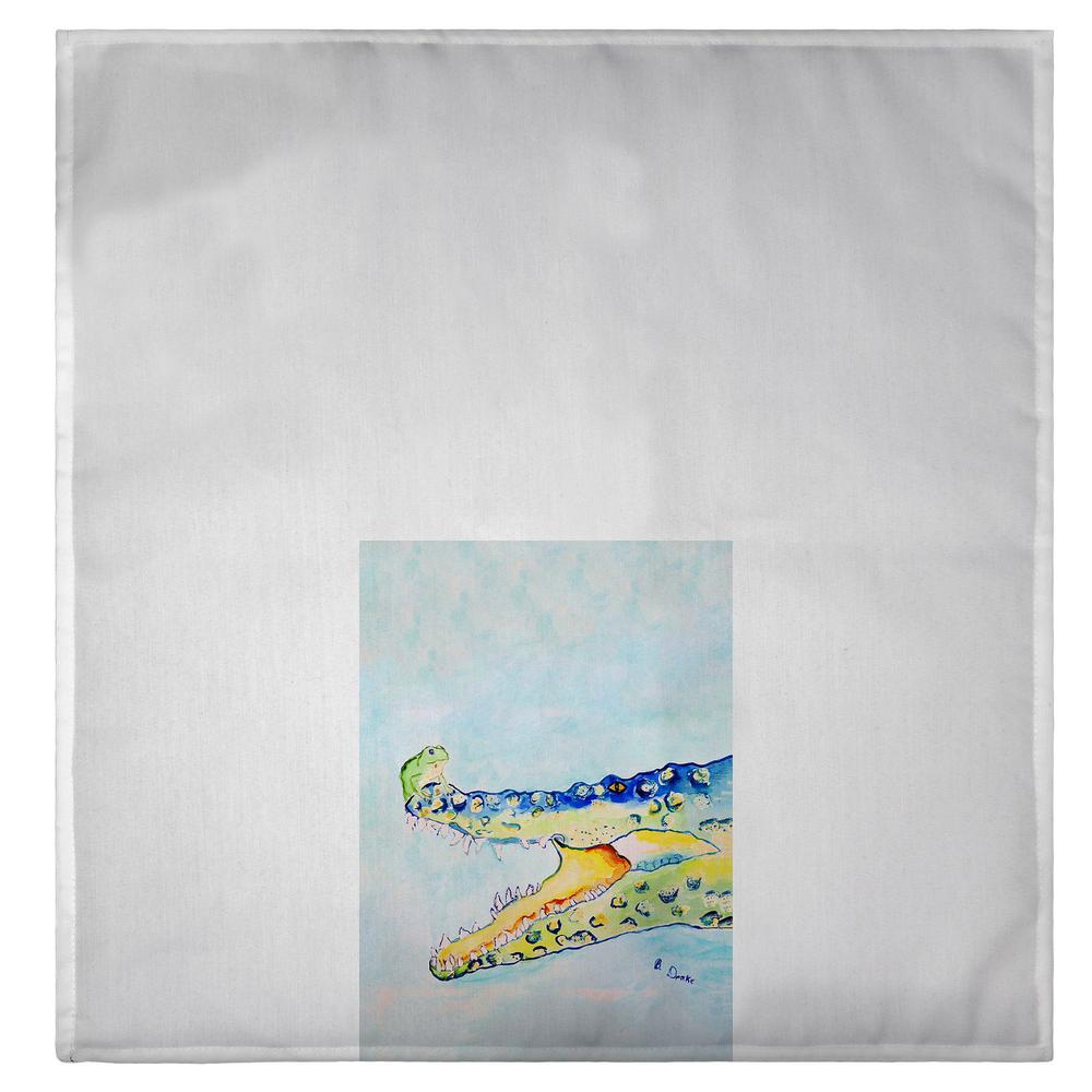Croc & Frog Guest Towel. Picture 2