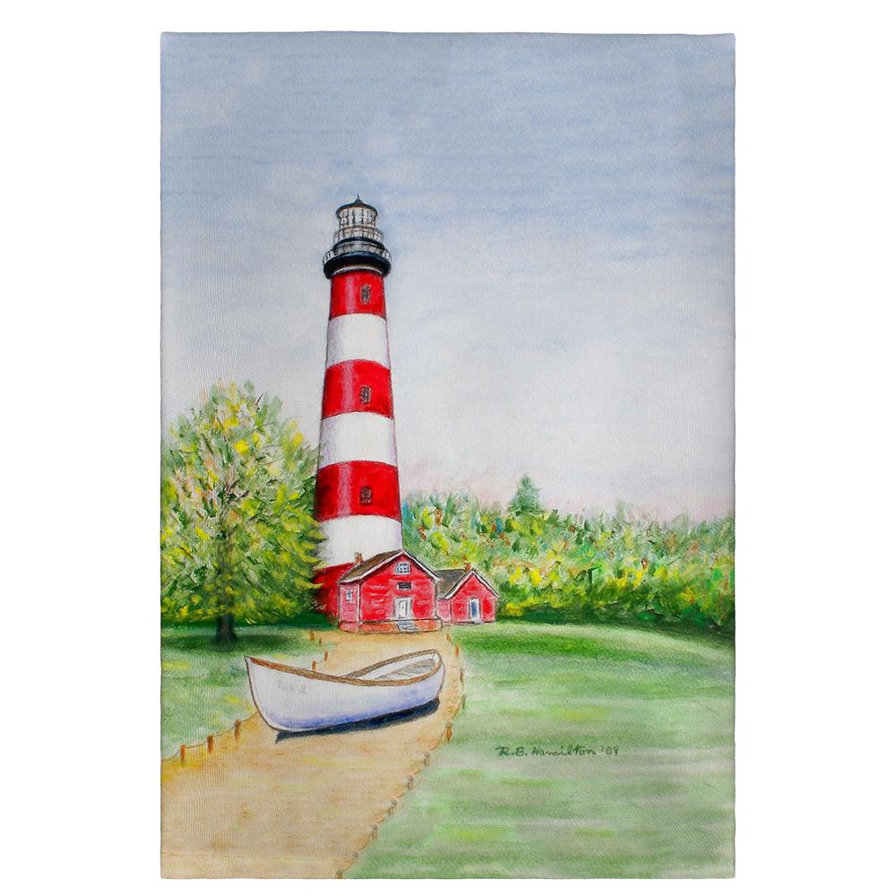 Chincoteague Lighthouse Guest Towel. Picture 1