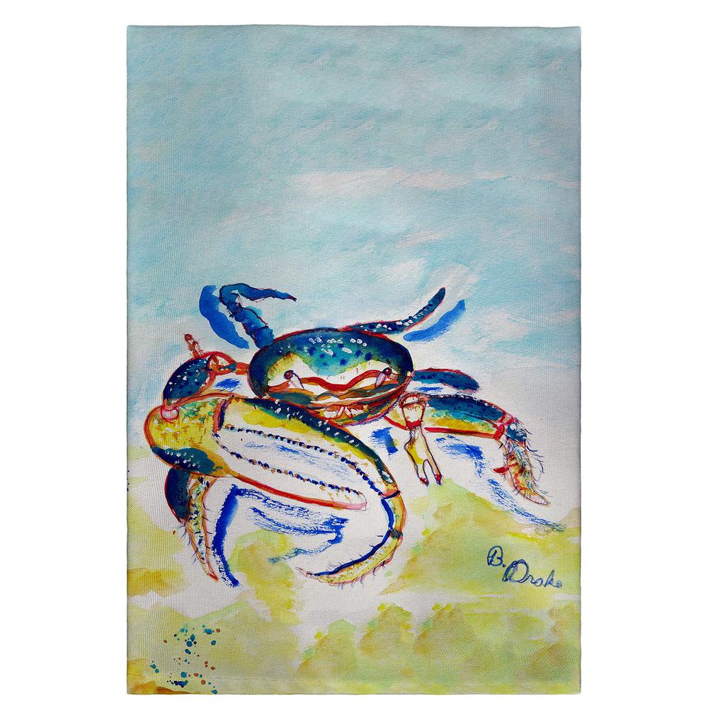 Colorful Fiddler Crab Guest Towel. Picture 1