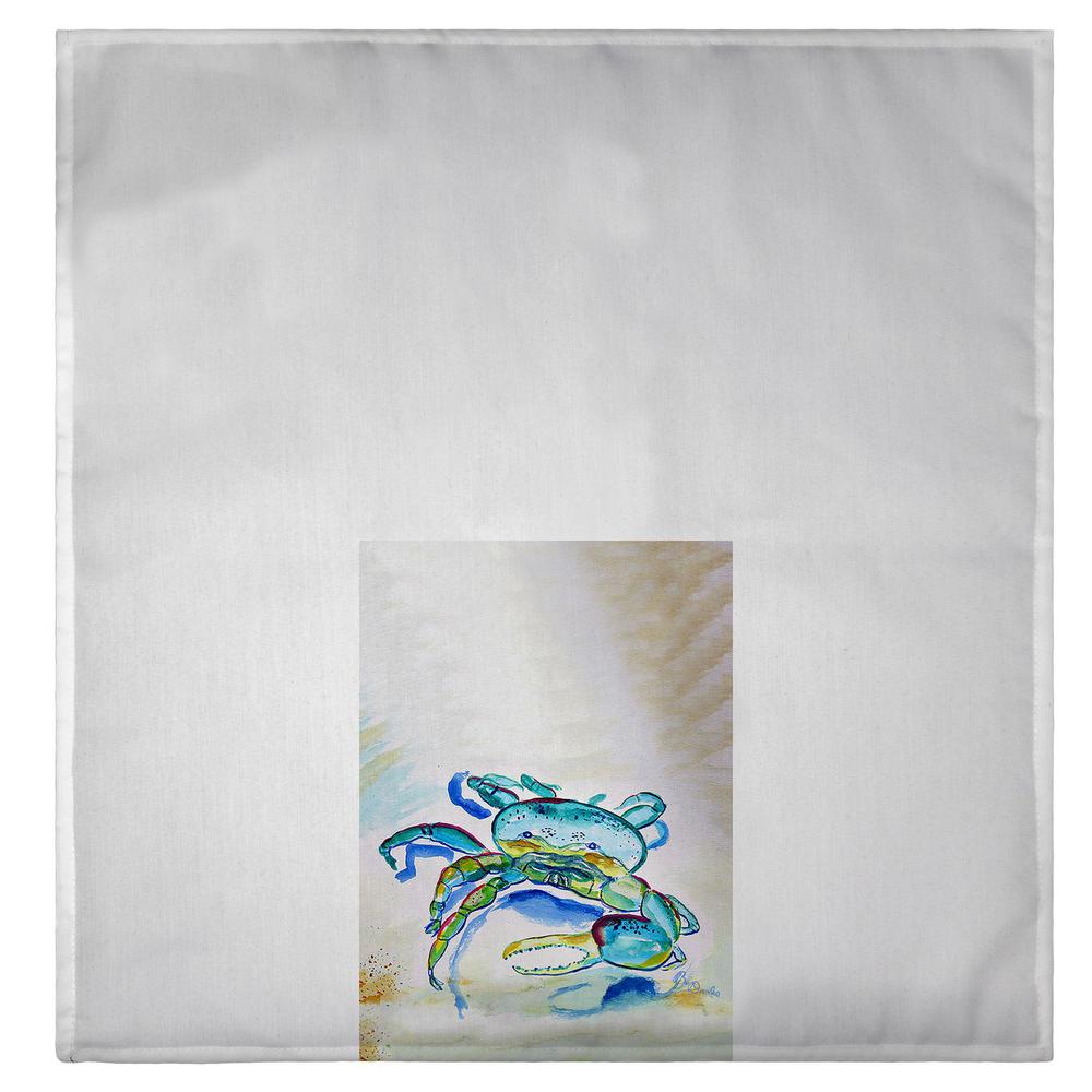 Blue Fiddler Crab Guest Towel. Picture 2