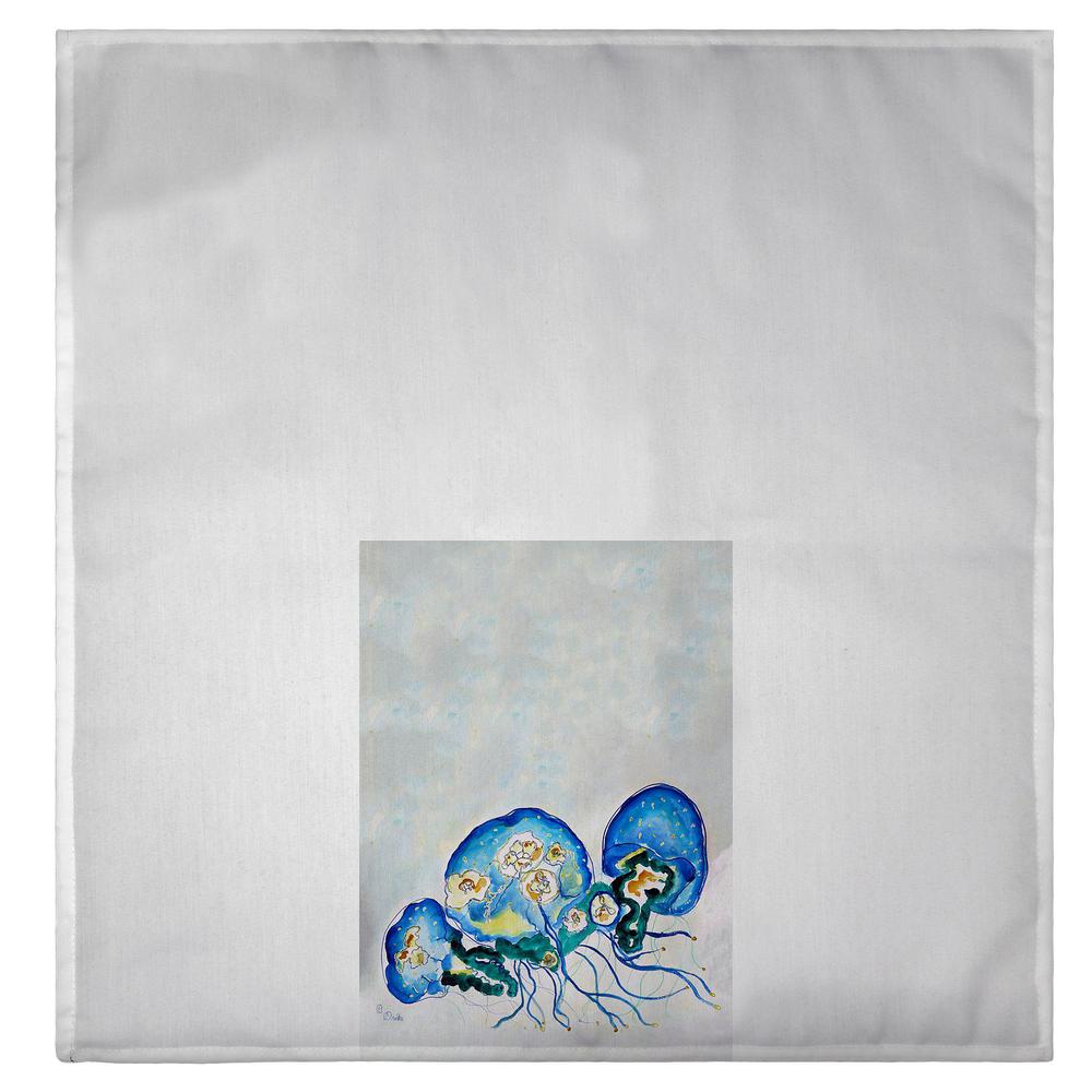 Multi Jellyfish Guest Towel. Picture 2