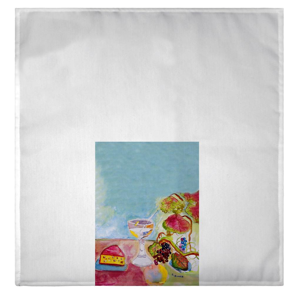 Wine and Cheese Guest Towel. Picture 2