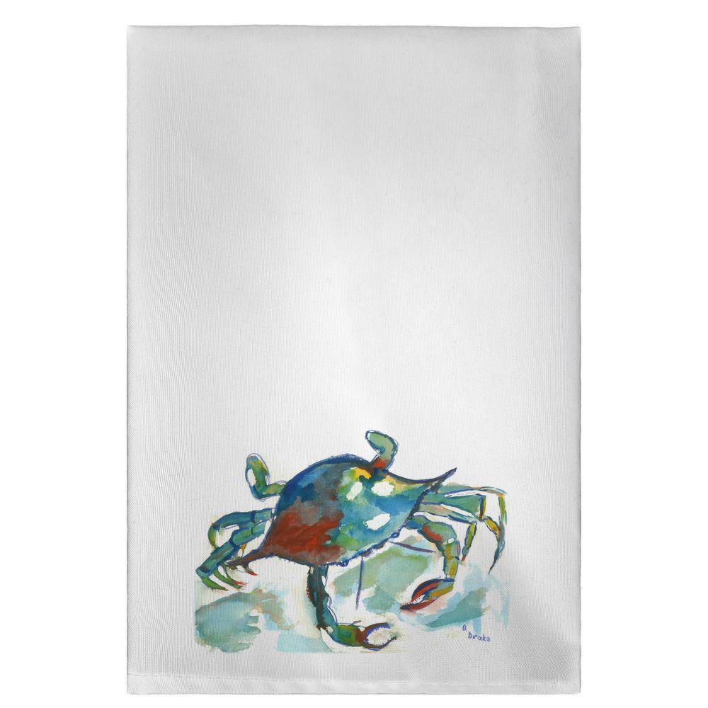 Betsy's Crab Guest Towel. Picture 1