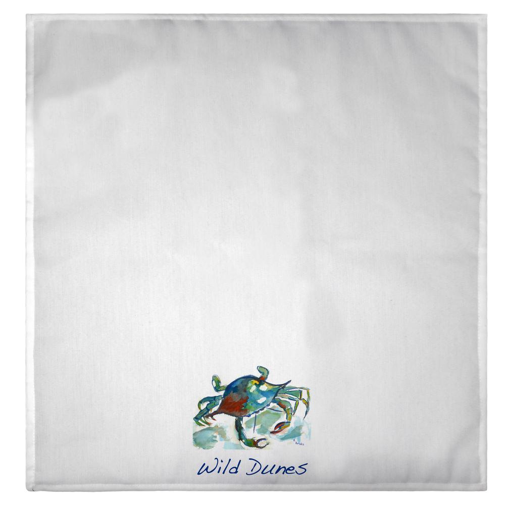 Betsy's Crab Guest Towel. Picture 2