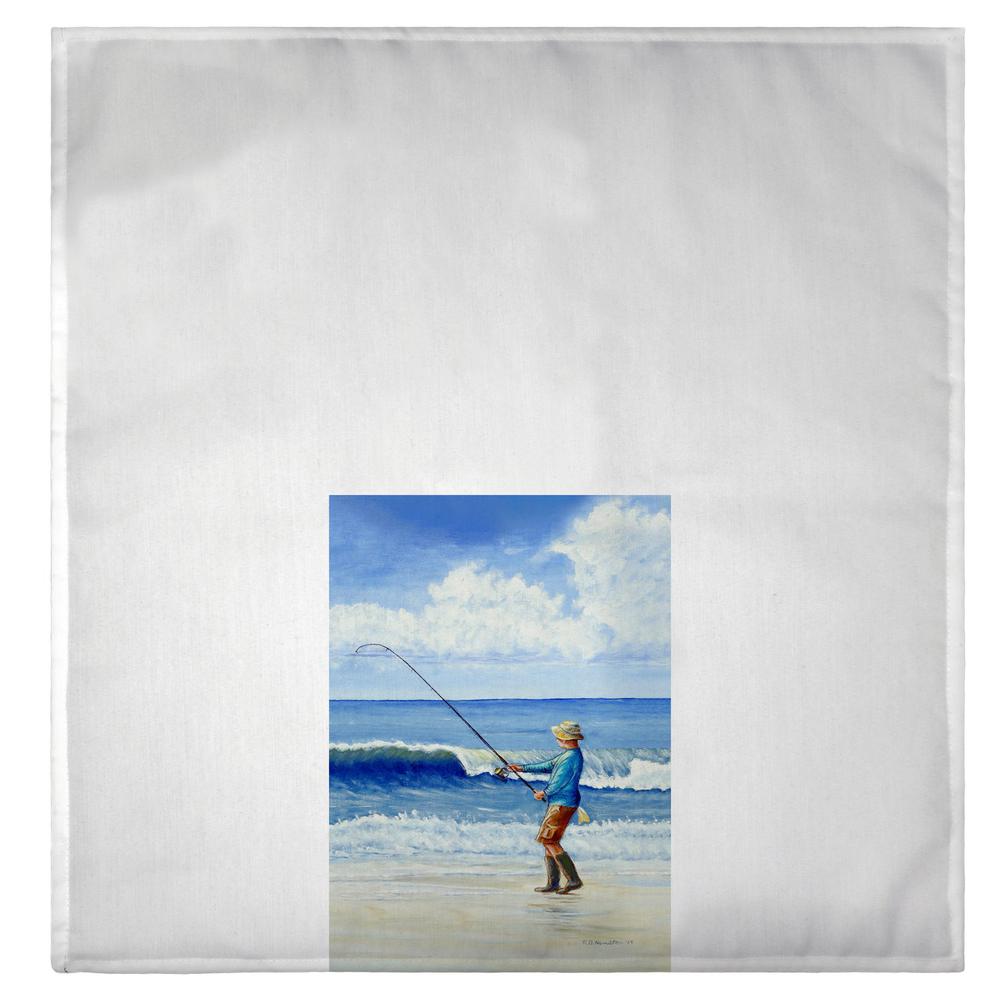 Surf Fishing Guest Towel. Picture 2