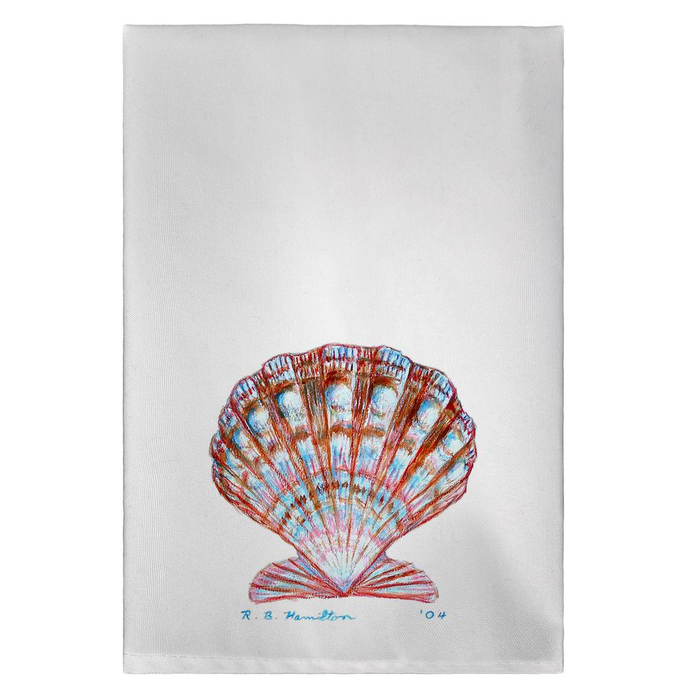 Scallop Shell Guest Towel. Picture 1