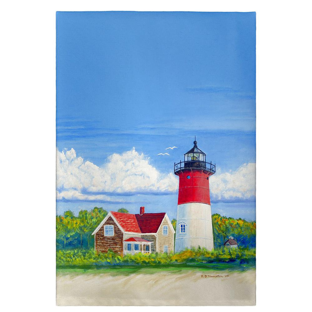 Nauset Lighthouse, Cape Cod, MA Guest Towel. Picture 1