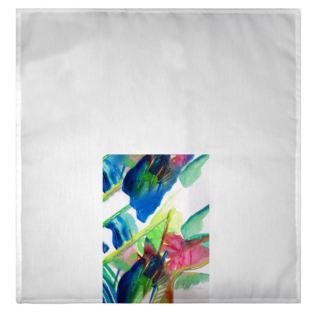 Pink Palms Guest Towel. Picture 2
