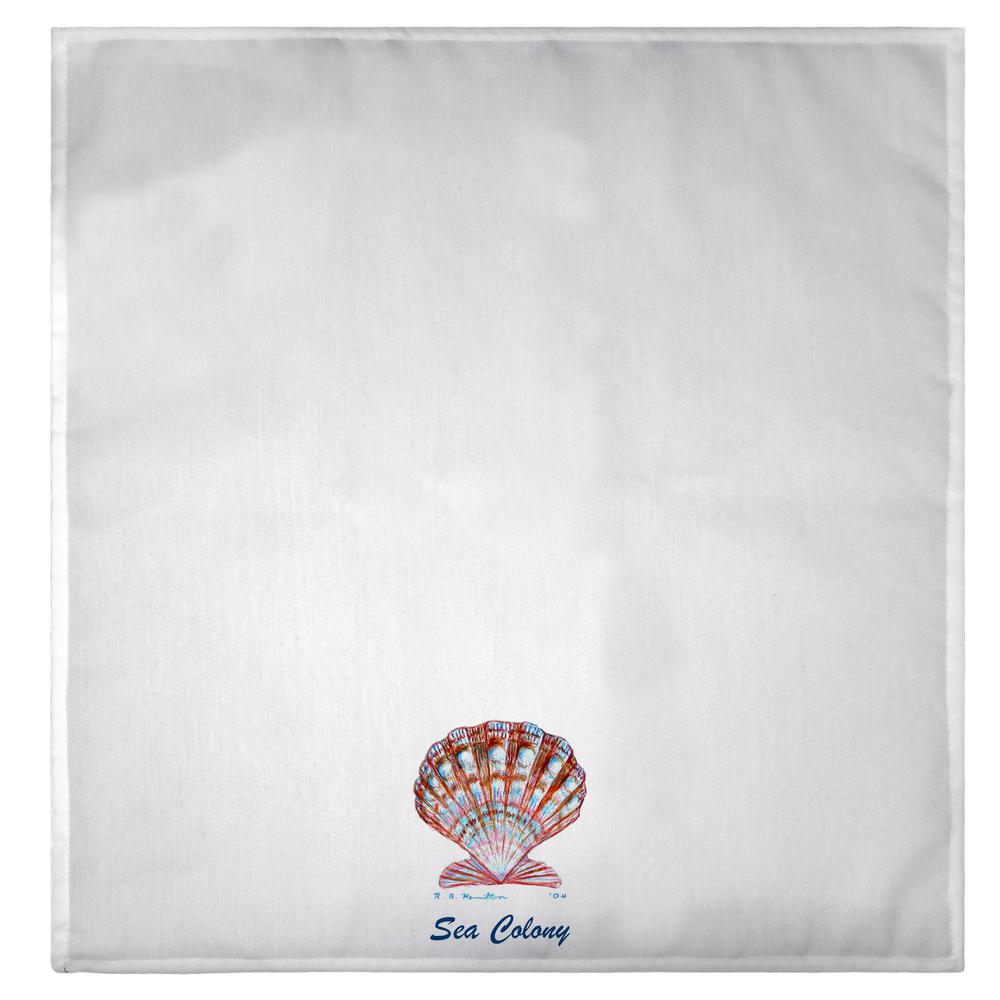 Scallop Shell Guest Towel. Picture 2