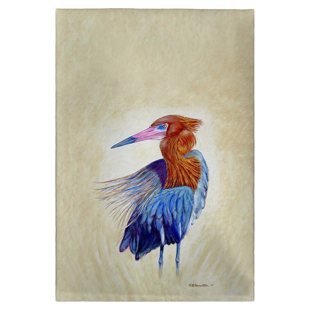 Reddish Egret Portrait Guest Towel. Picture 1