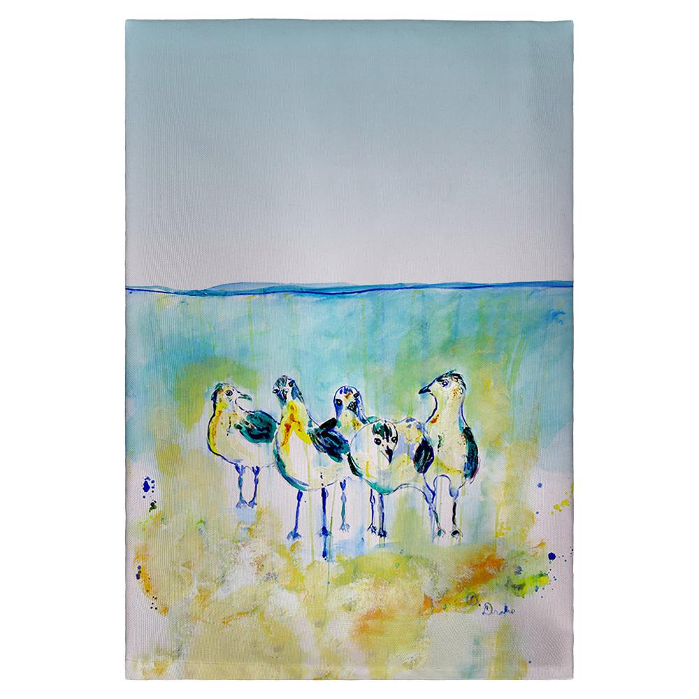 Abstract Gulls II Guest Towel. Picture 1
