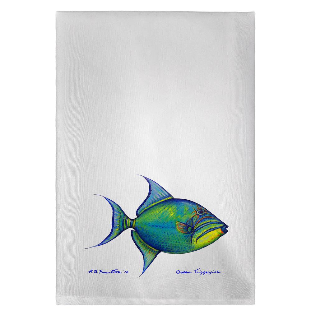 Trigger Fish Guest Towel. Picture 1