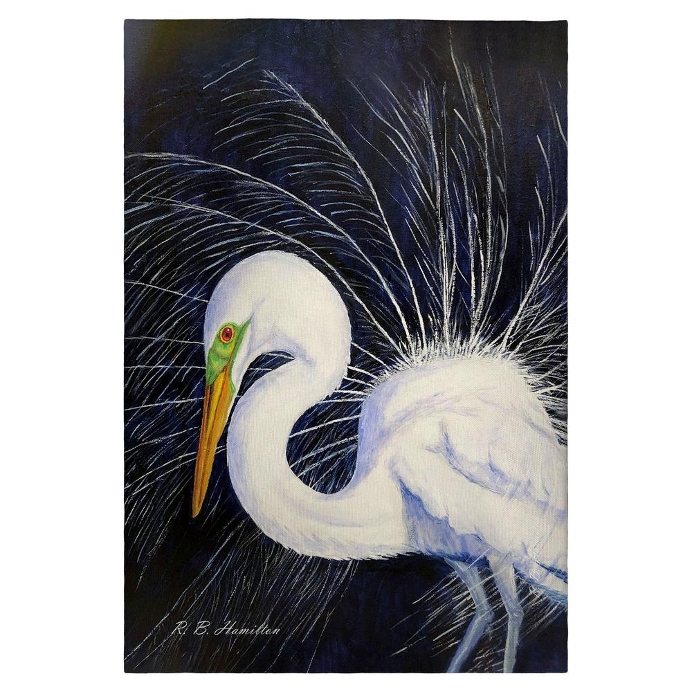 Breeding Egret Guest Towel. Picture 1