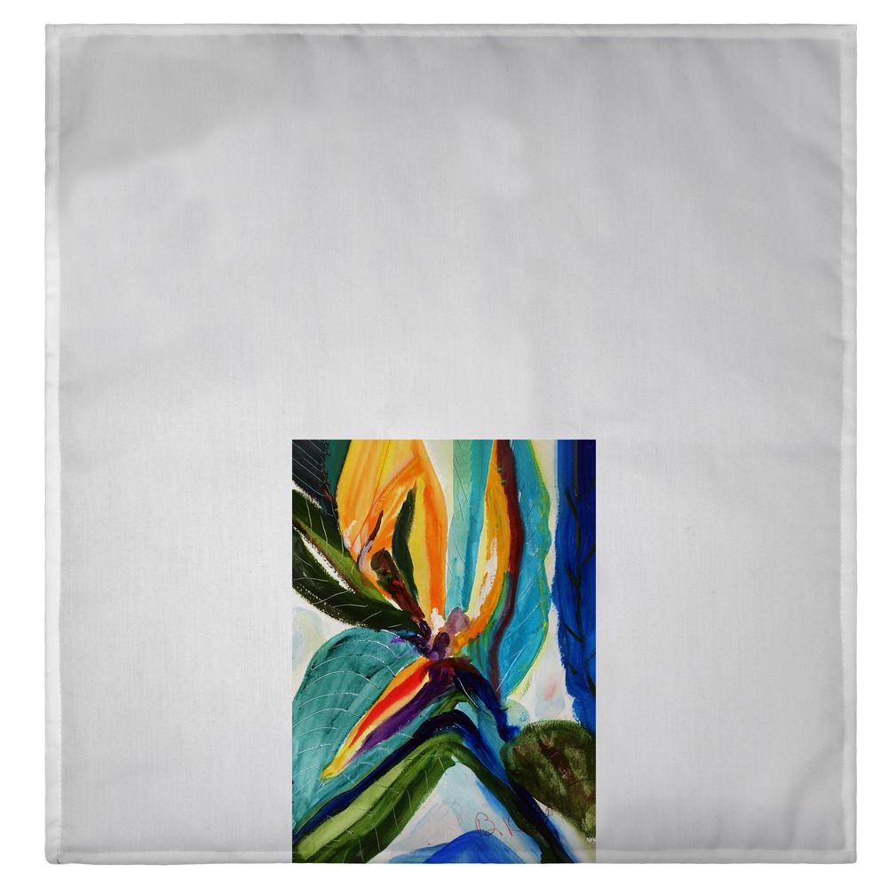 Teal Paradise Guest Towel. Picture 2