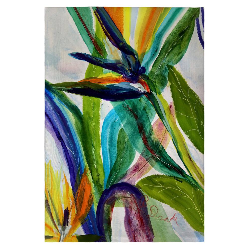 Teal Paradise II Guest Towel. Picture 1