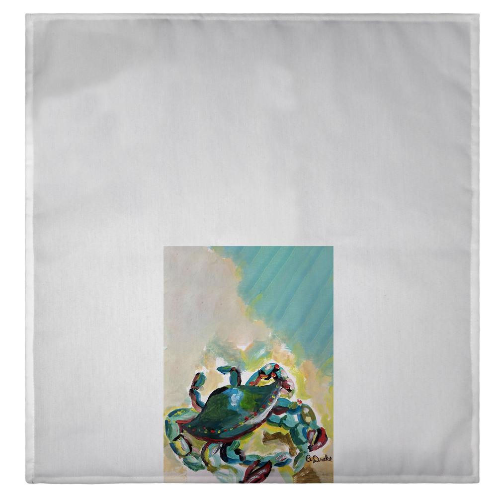 Colorful Crab Guest Towel. Picture 2